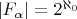 $|F_\alpha|=2^{\aleph_0}$