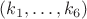 $(k_1,\ldots,k_6)$