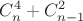 $\displaystyle C^4_n+C^2_{n-1}$