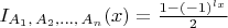 $I_{A_{1},\,A_{2},\ldots,\,A_{n}}(x)=\frac{1-(-1)^{l_x}}{2}$