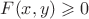 $F(x,y) \geqslant 0$