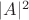 $|A|^2$