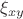 $\xi_{x y}$