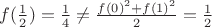 $f(\frac 1 2)=\frac 1 4 \ne \frac{f(0)^2+f(1)^2} 2=\frac 1 2$