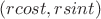 $(r cos t, r sin t)$