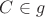 $C \in g$ $C \in g$