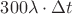 $300\lambda\cdot\Delta t$ $300\lambda\cdot\Delta t$