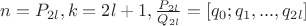 $n=P_{2l}, k=2l+1, \frac{P_{2l}}{Q_{2l}}=[q_0;q_1,...,q_{2l}]$