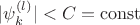 $ |\psi_{k}^{(l)}| < C = \operatorname{const} $