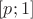 $[p; 1]$