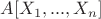 $A[X_1,...,X_n]$