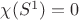 $\chi(S^1)=0$