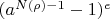 $(a^{N(\rho)-1}-1)^e$