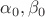 $\alpha_0, \beta_0$