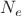$N _e$