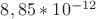 ${8,85 *10^{-12}}$