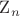 $\mathrm{Z}_n$