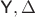 $\textsf{Y}, \Delta$ $\textsf{Y}, \Delta$