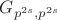 $G_{p^{2s},p^{2s}}$