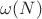 $\omega(N)$