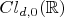 $Cl_{d,0}(\mathbb{R})$