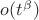 $o(t^{\beta})$