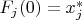 $F_j(0)=x^*_j$
