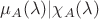 $\mu_{A}(\lambda)|\chi_{A}(\lambda)$