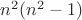 $n^2(n^2-1)$