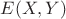$E(X,Y)$