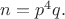 $n=p^4q.$