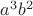 $a^3 b^2$