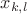 $x_{k,l}$
