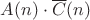 $A(n)\cdot\overline{C}(n)$