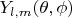 $Y_{l,m}(\theta,\phi)$