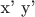 x' y'