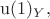 $\mathrm{u}(1)_{Y},$