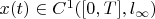 $x(t)\in C^1([0,T],l_\infty)$