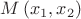 $M\left(x_1,x_2\right)$