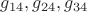 $g_{14} ,g_{24} ,g_{34} $