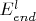 $E^l_{end}$