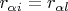 $r_{\alpha i}=r_{\alpha l}$