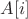 $A[i]$