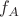 $f_A$