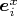 $\boldsymbol e^x_i$