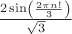 $\frac{2\sin\left(\frac{2\pi n!}{3}\right)}{\sqrt{3}}$