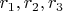 $r_1,r_2,r_3$