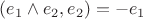 $(e_1\wedge e_2, e_2) = -e_1$