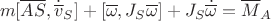 $$m[\overline{AS},\dot{ \overline v}_S]+[\overline\omega,J_S\overline\omega]+J_S \dot{\overline{\omega}}=\overline M_A$$