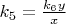 $k_5=\frac{k_6y}{x}$